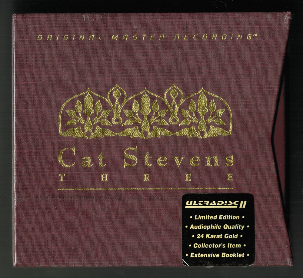 Cat Stevens Three Mobile Fidelity (MFSL) 24k Gold 3-CD Set Brand New, Sealed