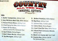 Country Music All The Way 5 CDS NEW Loretta Lynn,Willi Nelson,60 SONGS,ORIGINAL