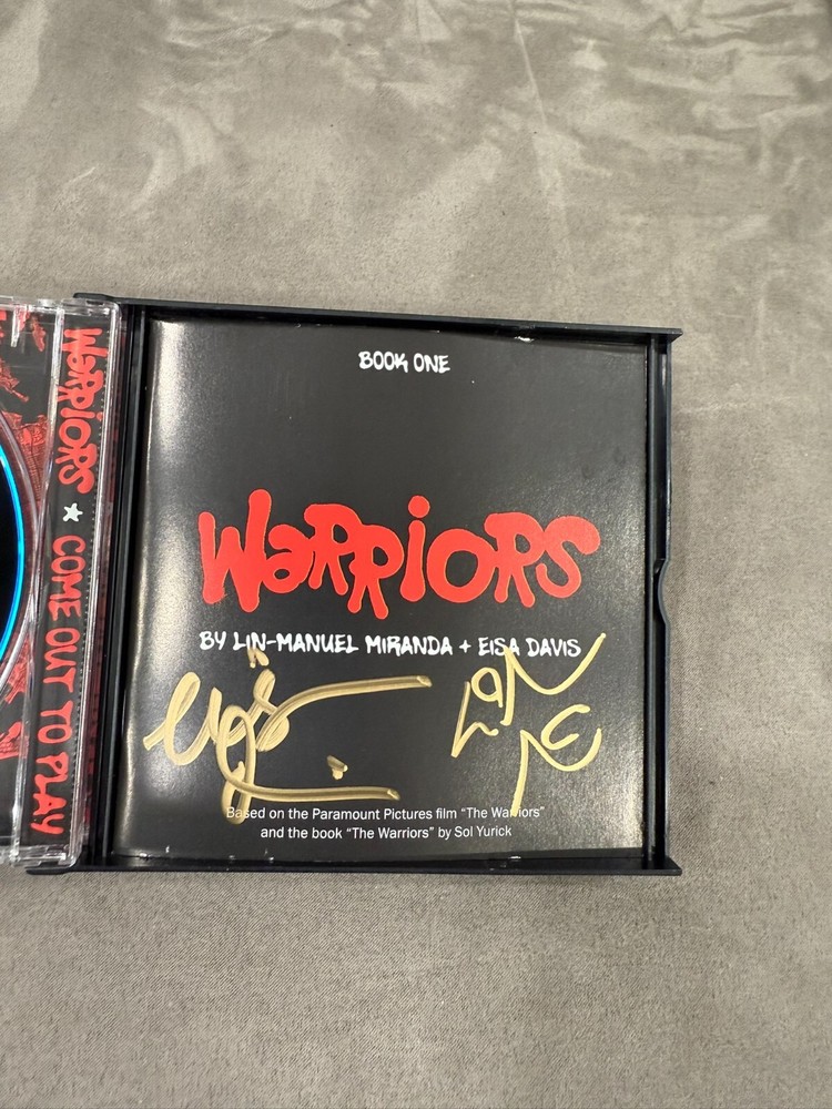 Lin-Manuel Miranda & Eisa Davis **Warriors **Autograph SIGNED