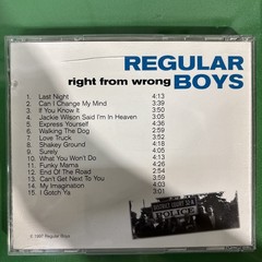 Regular Boys Right From Wrong Cd