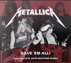 METALLICA Dave ‘Em All The Complete Dave Mustaine Works 2 X CD Limited Edition
