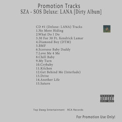 R&B/Soul.. White CD. SZA – SOS Deluxe: LANA [Dirty Album] [CD #1]