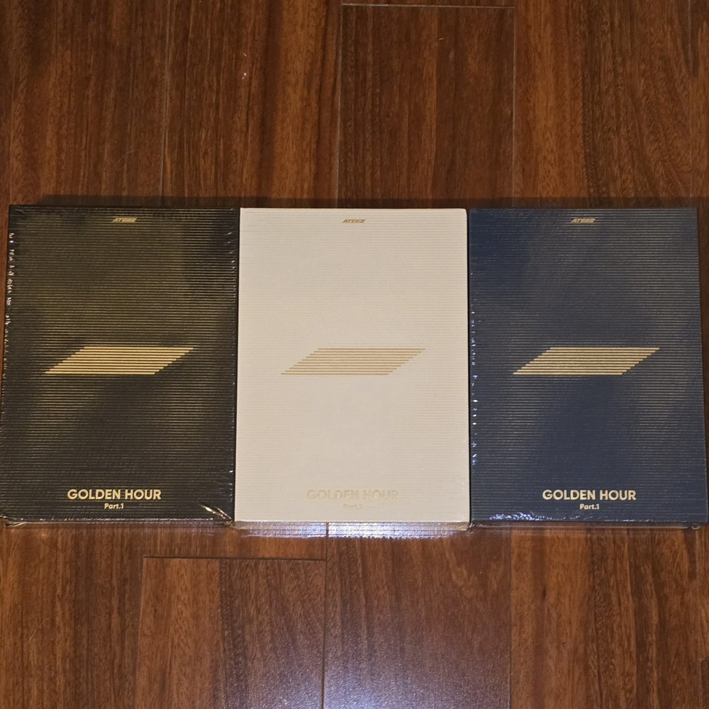 ATEEZ Golden Hour Part 1 ‐3 Album Set *SEALED* US Seller