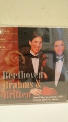 BEETHOVEN BRAHMS & BRITTEN David Starkweather Evgeny Rivkin CD SEALED