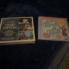Lot of 2 Classic Rock Roll cds -Chart Stoppers & I Love Rock & Roll Volume 5