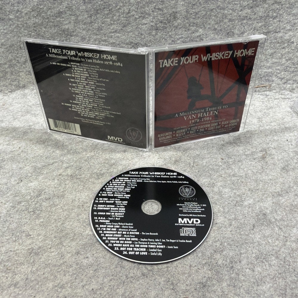 VARIOUS – Take Your Whiskey Home: A Millennium Tribute To Van Halen – CD – RARE