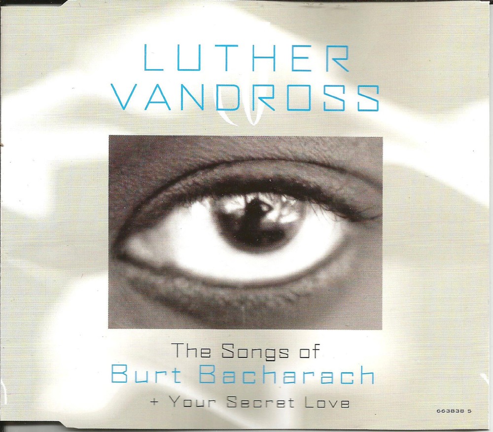 LUTHER VANDROSS Songs of BURT BACHARACH Remake Cover CD single SEALED USA seller