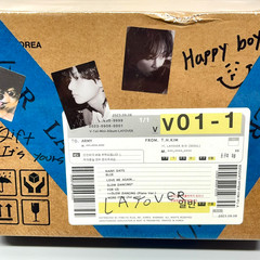 NEW Layover V Kim Taehyung of BTS CD Box Blue V2 1st Solo Mini Album Korea K-Pop