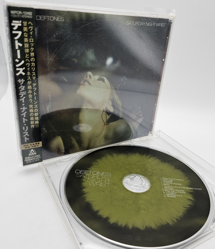 DEFTONES Saturday Night Wrist Japan 1st Edition CD WPCR-12492 w/OBI 2006 Rare