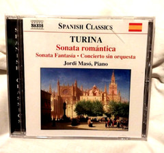Joaquín Turina Sonata Romantica, Sonata Fantasia (Maso) CD Album UK IMPORT, New!