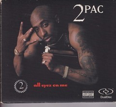 2PAC All Eyez On Me CD + DVD DUAL-DISC Digipak 2005 Rare Tupac Shakur