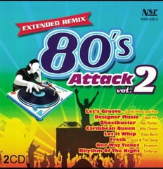 Extended Remix 80’s Attack Vol.2 2CD Original Artist 80’s Disco Dance Hits Mint