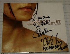 Android Lust Devour Rise And Take Flight Autographed Cd Rare Near Mint 2006