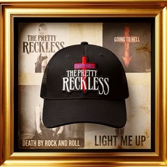 THE PRETTY RECKLESS 🇬🇧 EMBROIDERY TRUCKER HAT ❤️SNAPBACK CAP 🇺🇸