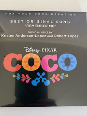COCO promo CD Remember Me Song SEALED FYC 2017 Disney Pixar Bratt Lopez RARE