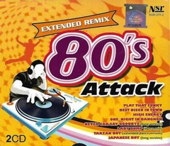 Extended Remix 80’s Attack 2CD Original Artist 80’s Disco Dance Hits Mint