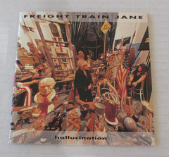 FREIGHT TRAIN JANE- HALLUCINATION CD JAPAN 1994 80s HAIR METAL / GLAM ROCK RARE!