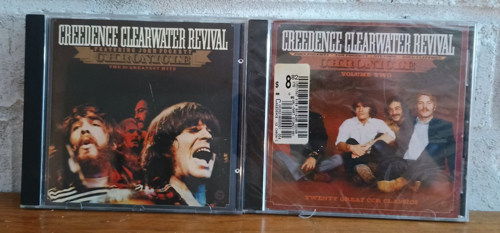 Creedence Clearwater Revival 2xCD Lot – Chronicle (VG+), Vol 2 (SEALED!) – CCR